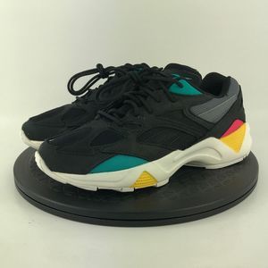 Reebok Classic Aztrek 96 Retro Running Shoes Black/Teal DV8528 Women's Size 7.5